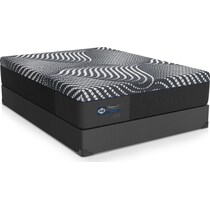 sealy® hight point mattress collection gray king mattress foundation set   