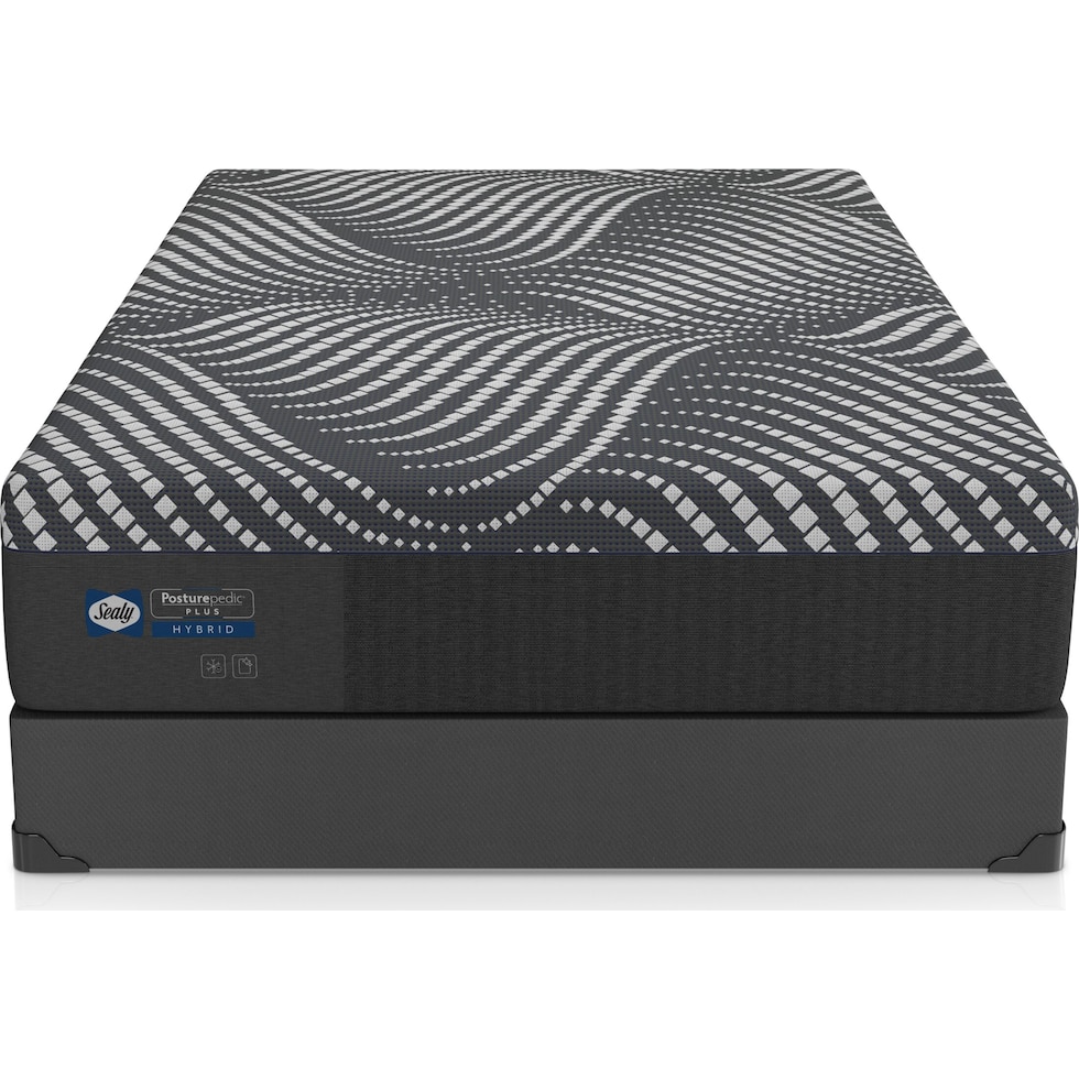 sealy® hight point mattress collection gray king mattress foundation set   