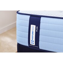 sealy® linton blue queen mattress   