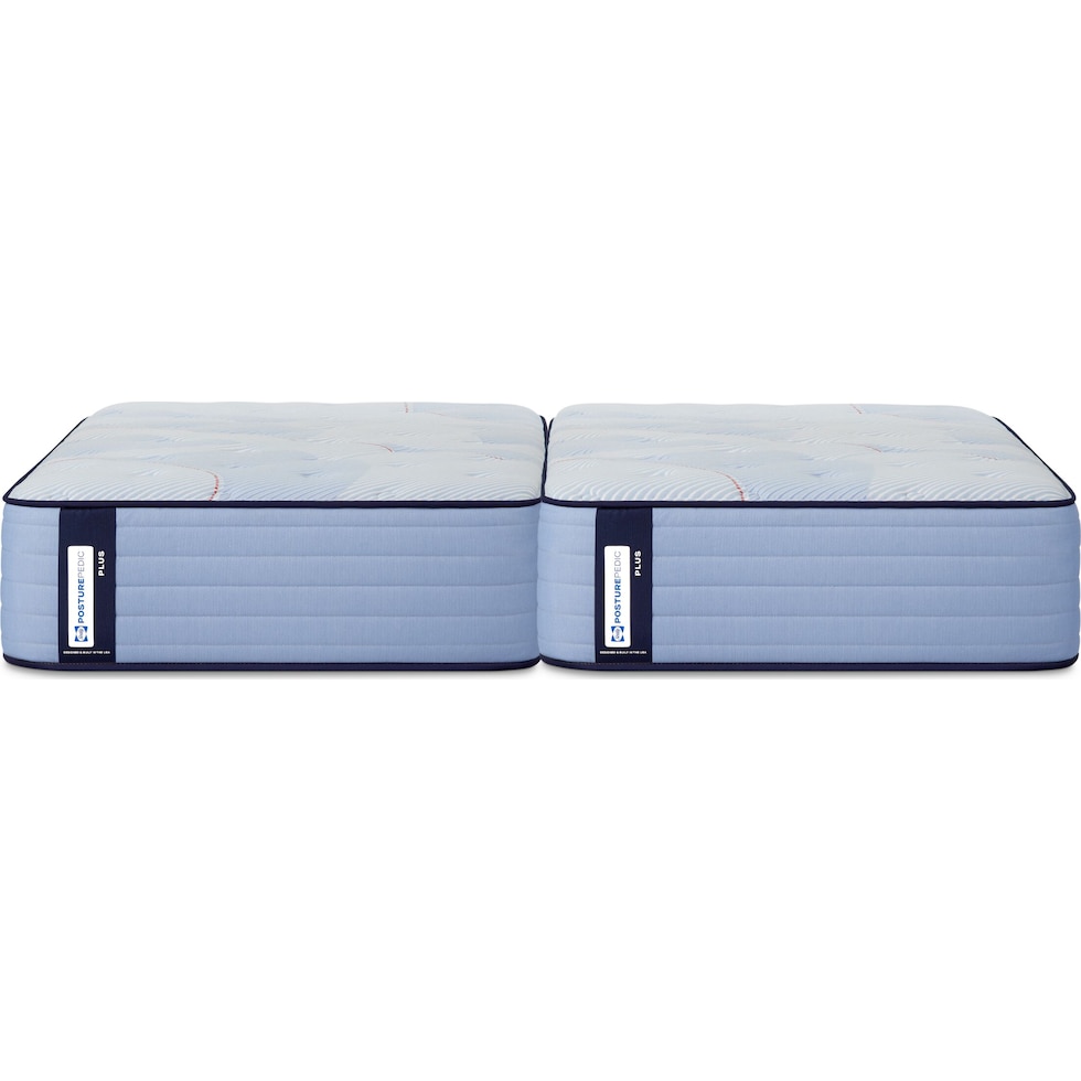 sealy® linton blue split california king mattress   