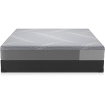 sealy® oriole mattress collection gray california king mattress foundation set   