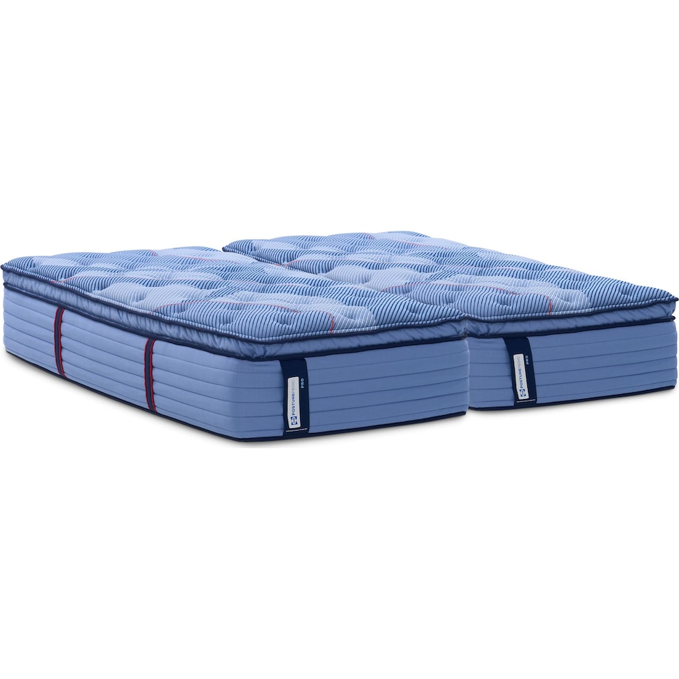 sealy® rycroft blue split king mattress   