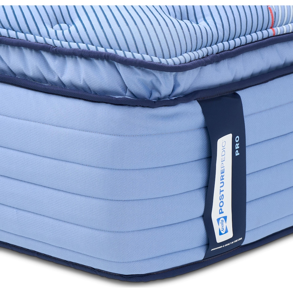 sealy® rycroft blue twin mattress   