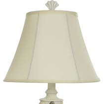 seashell neutral floor lamp   