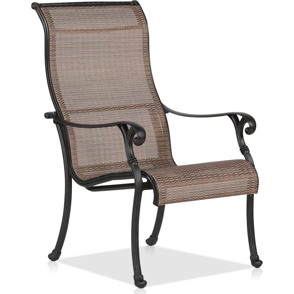 seaside light brown outdoor chair   