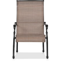 seaside light brown outdoor chair   