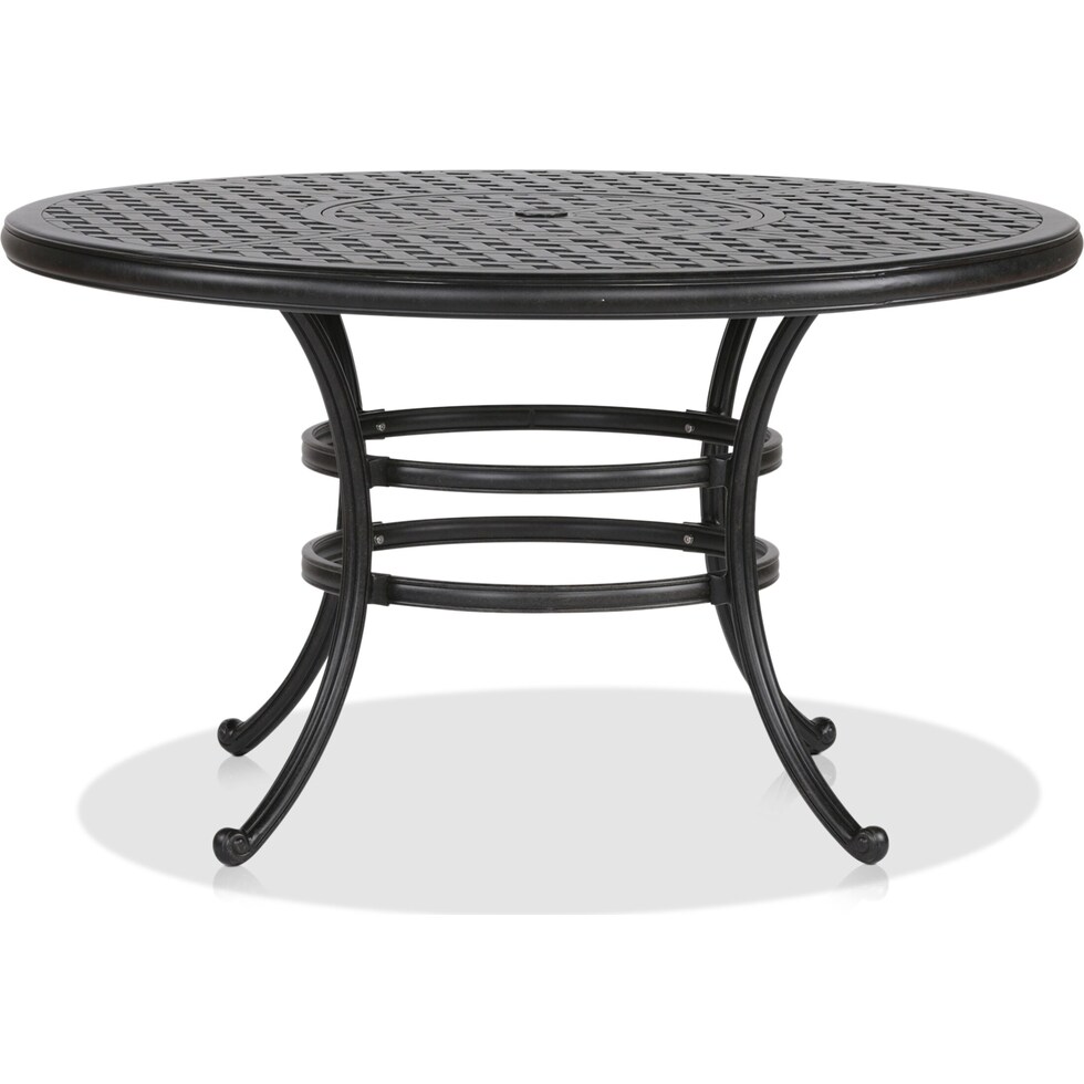 seaside metal outdoor dining table   