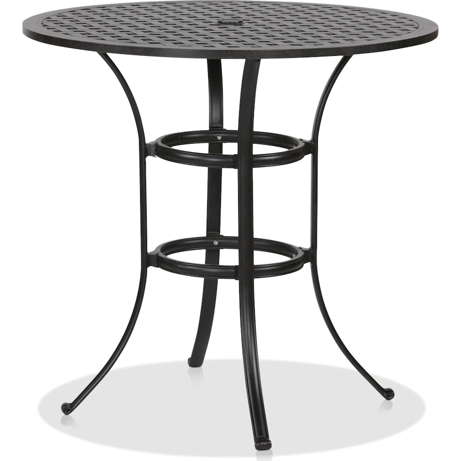 seaside metal outdoor dining table   