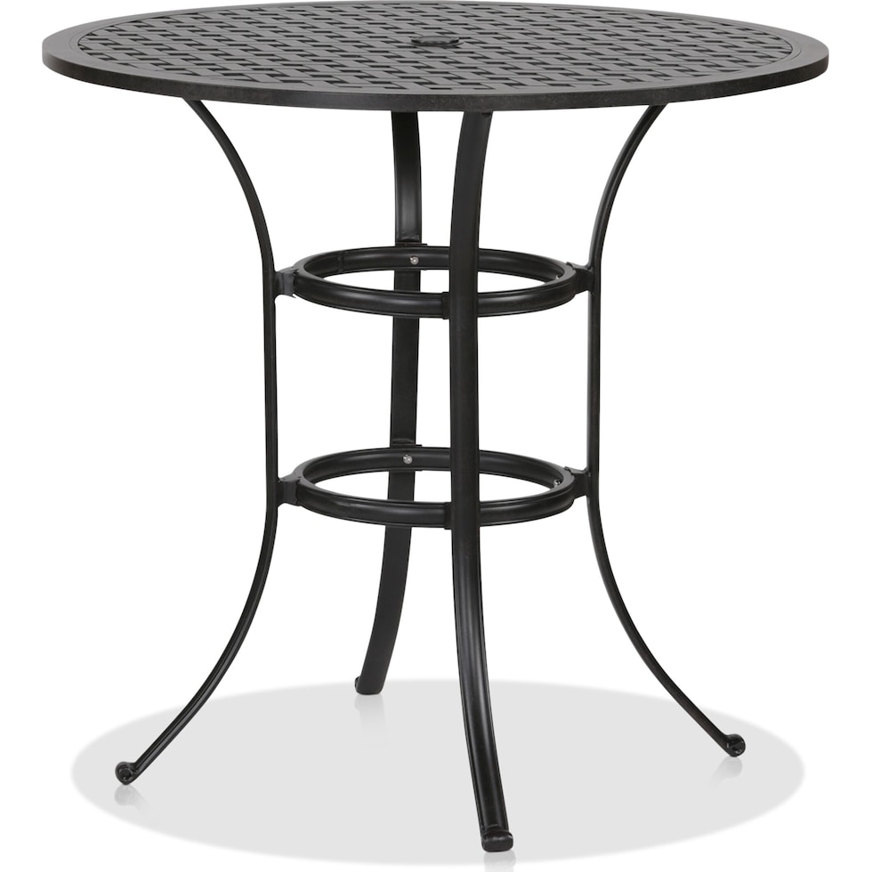 seaside metal outdoor dining table   