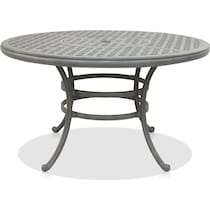 seaside metal outdoor dining table   