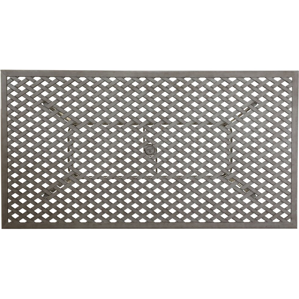 seaside metal outdoor dining table   
