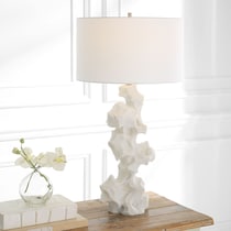 seaside white table lamp   