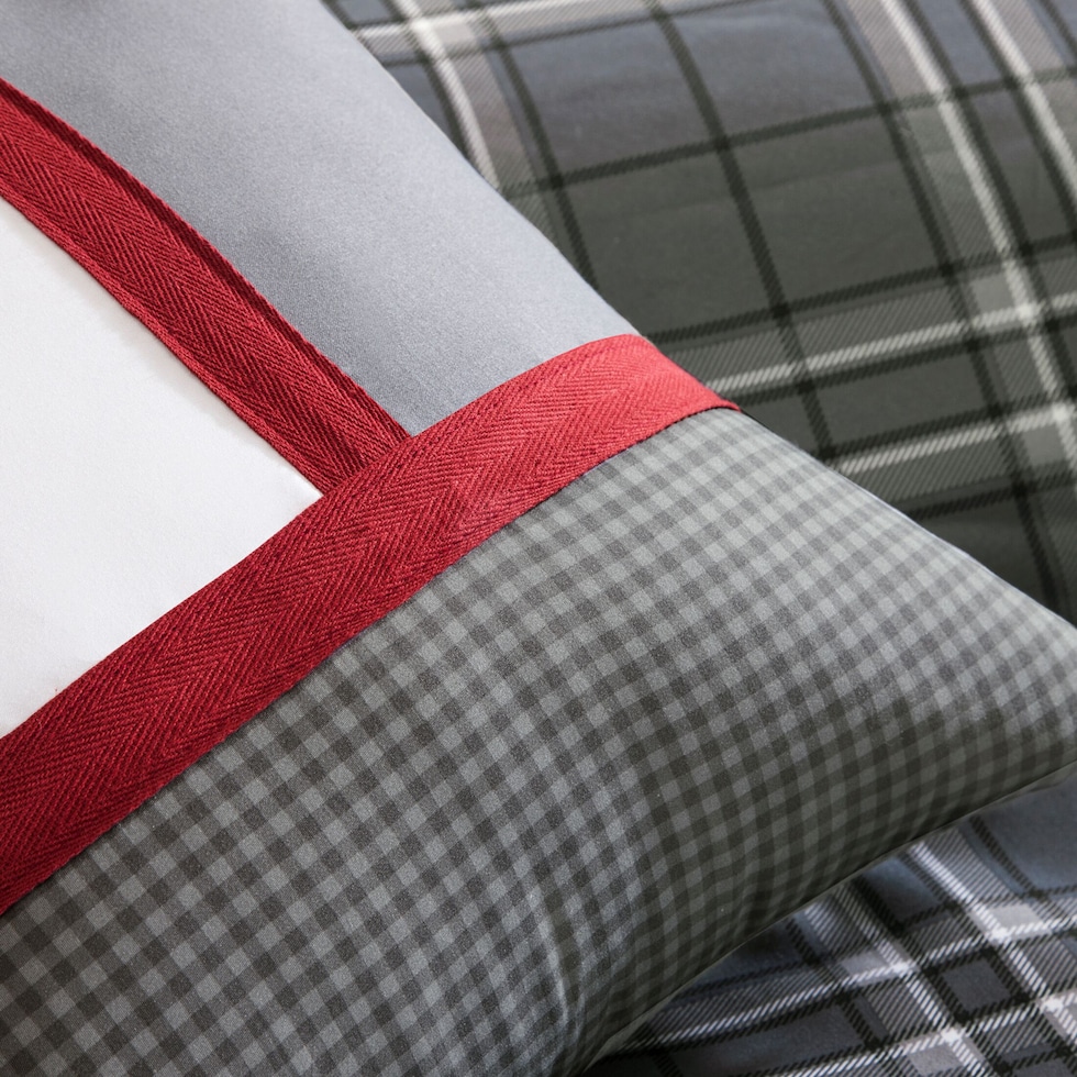 seaton gray twin bedding set   