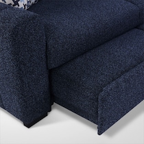 sebastian blue sleeper sofa   