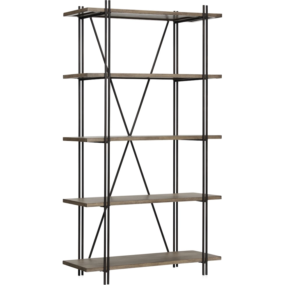 sedona dark brown etagere   