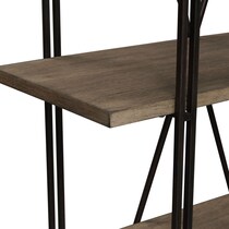 sedona dark brown etagere   