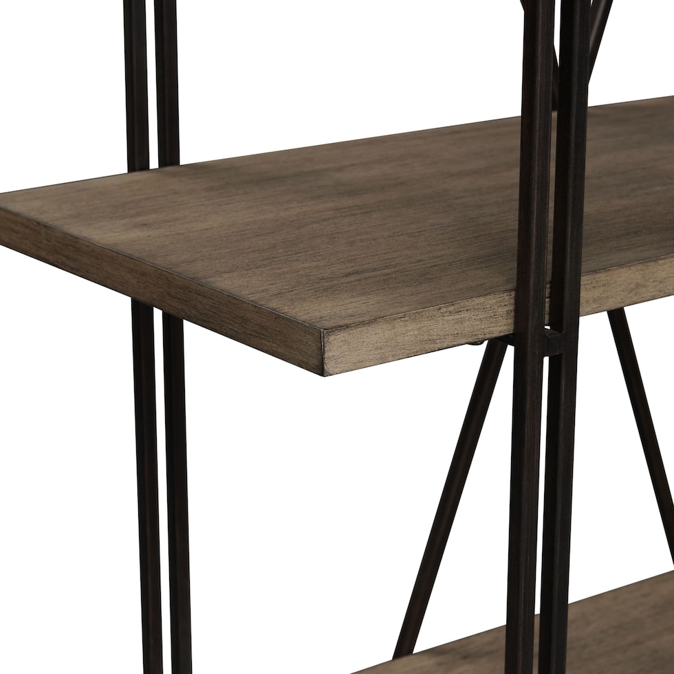 sedona dark brown etagere   