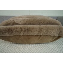 selena dark brown  pc accent pillows   