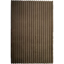 selena dark brown area rug  x    