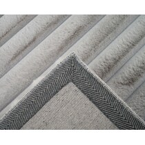 selena gray area rug  x    