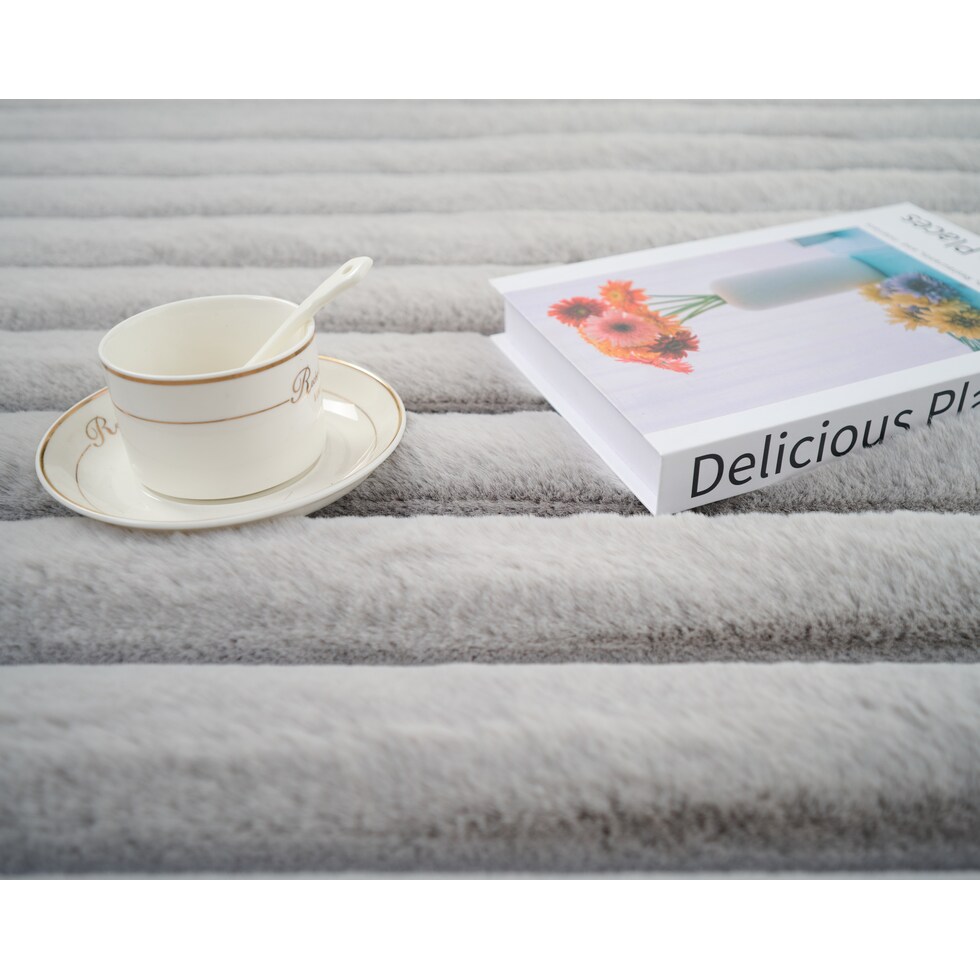 selena gray area rug  x    