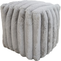 selena gray pouf   