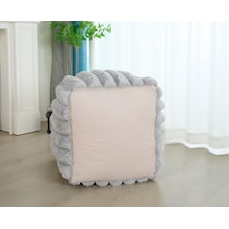 selena gray pouf   