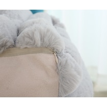 selena gray pouf   