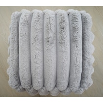 selena gray pouf   