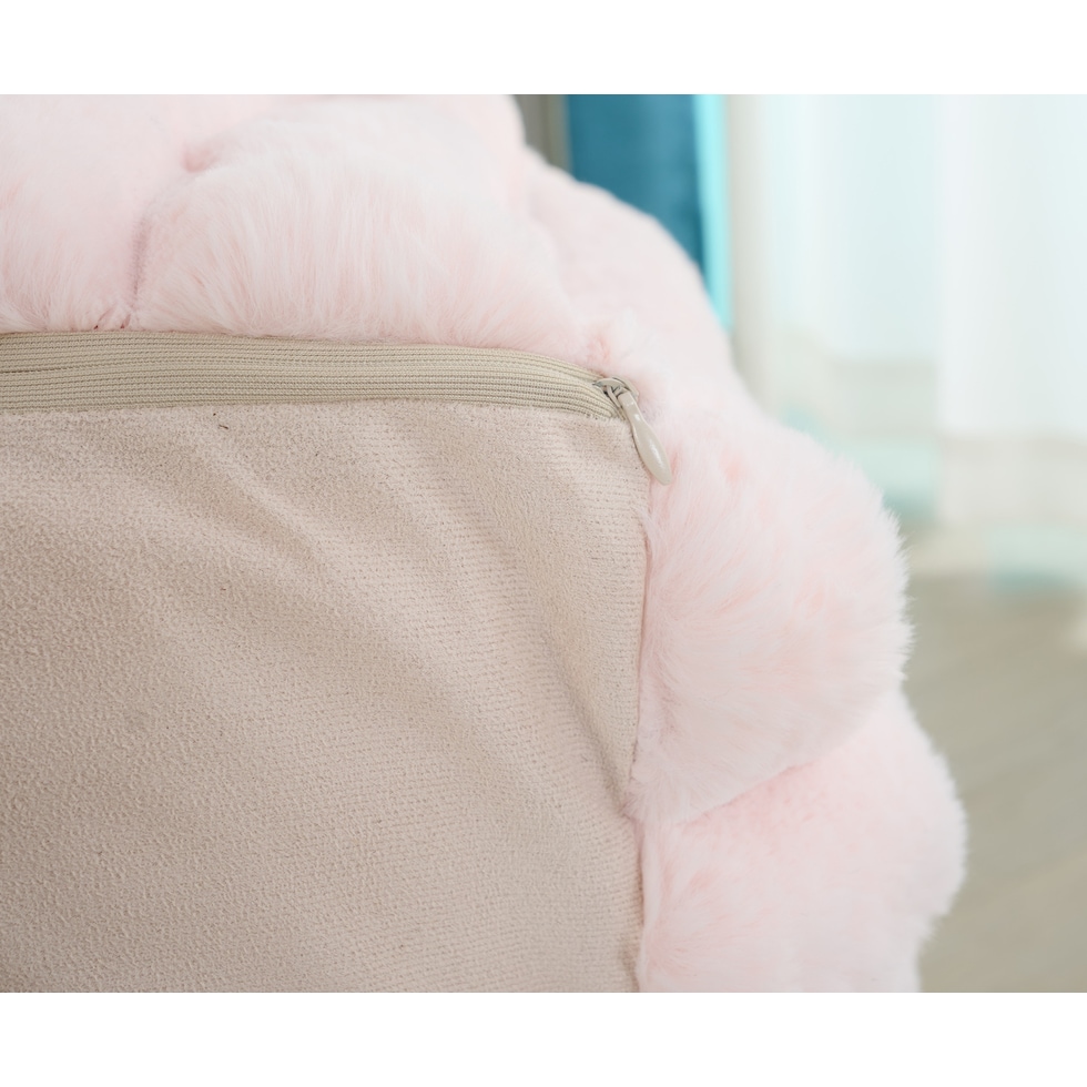 selena pink pouf   