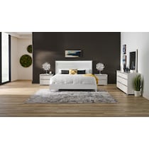 selena white  pc queen bedroom   