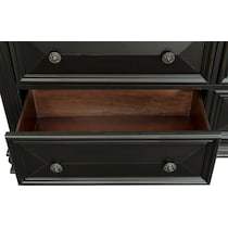 senna black nightstand   