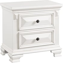 senna white nightstand   