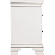 senna white nightstand   