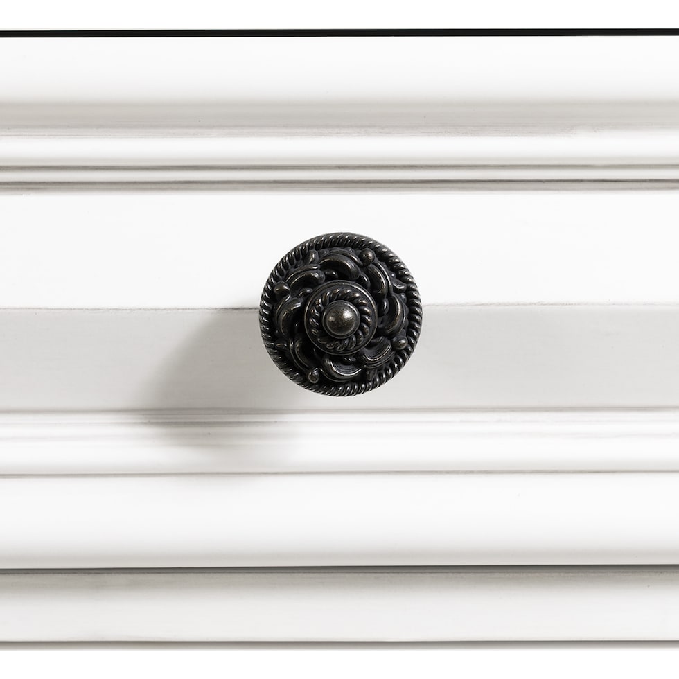 senna white nightstand   