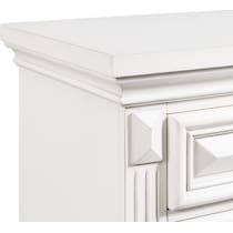 senna white nightstand   