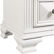 senna white nightstand   