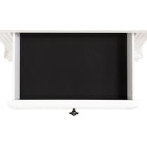 senna white nightstand   