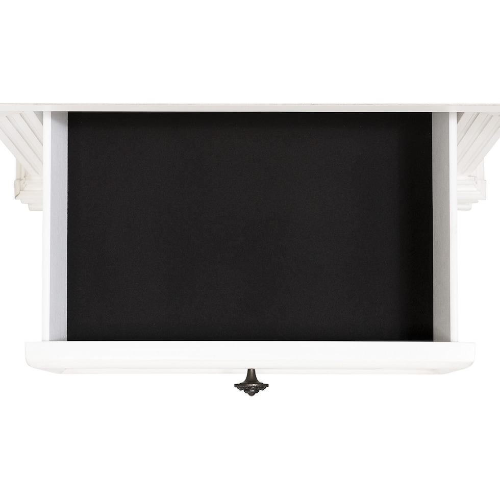 senna white nightstand   