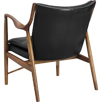 senoah black accent chair   