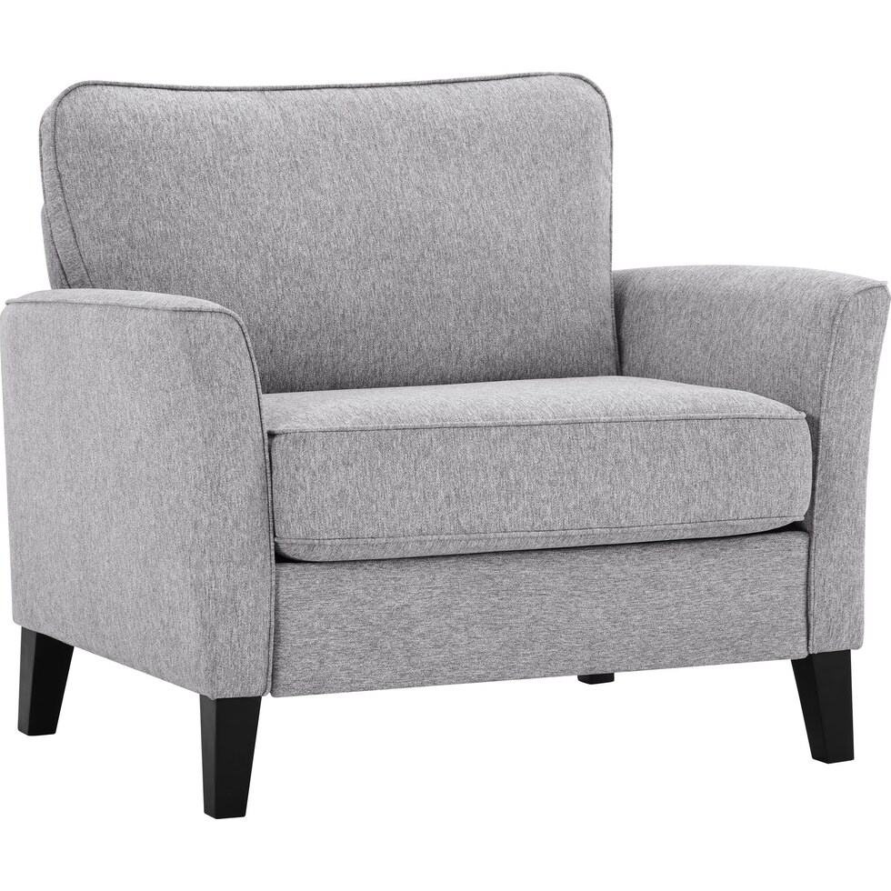 sephra gray accent chair   