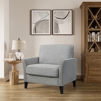 sephra gray accent chair   