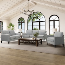 sephra gray accent chair   