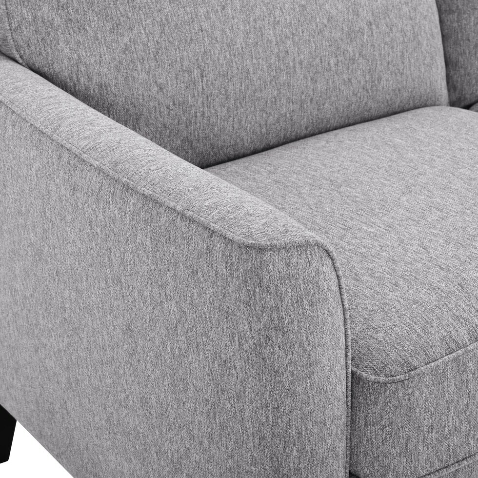 sephra gray accent chair   