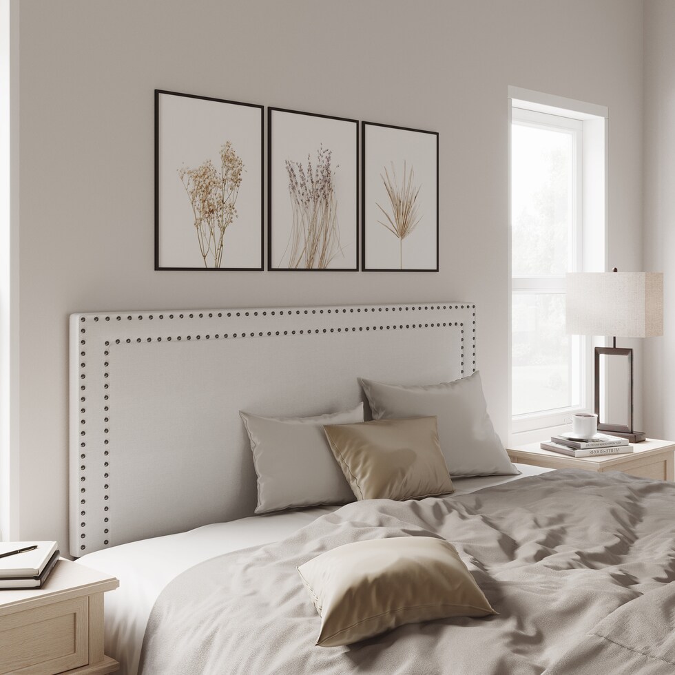 sephra white queen headboard   