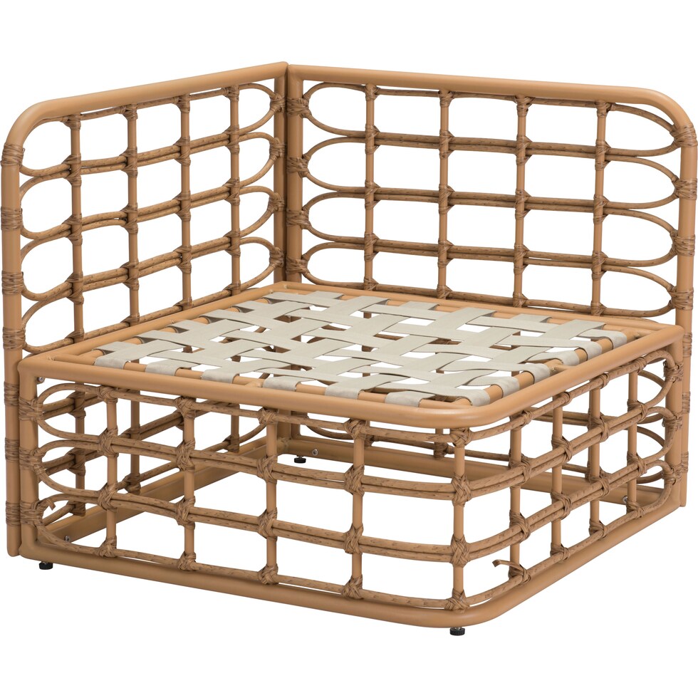sequoia tan cream outdoor chair   
