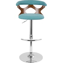 serafina blue bar stool   