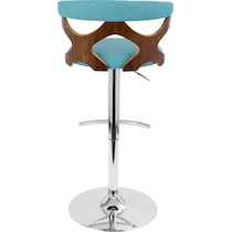 serafina blue bar stool   