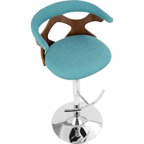 serafina blue bar stool   