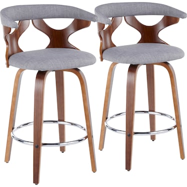 Serafina Set of 2 Counter-Height Stools